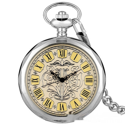 Roman Pattern Manual Pocket Watch