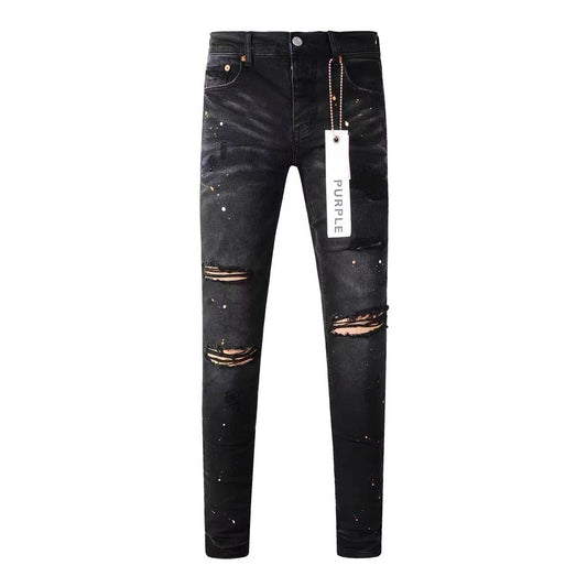 American High Street Washed Patch Jeans