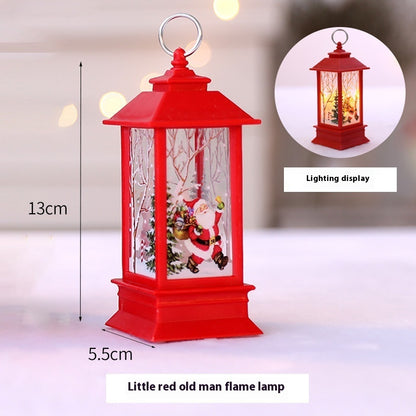 Christmas Santa Claus LED Oil Lamp Night Light
