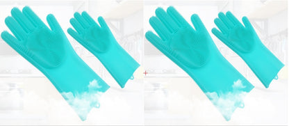 Silicone Heat-Resistant Scrubbing Gloves