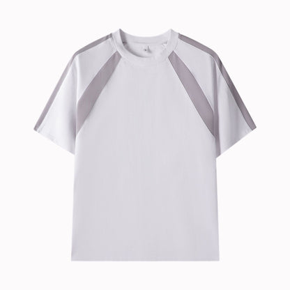 Double Yarn Cotton Round Neck Tee