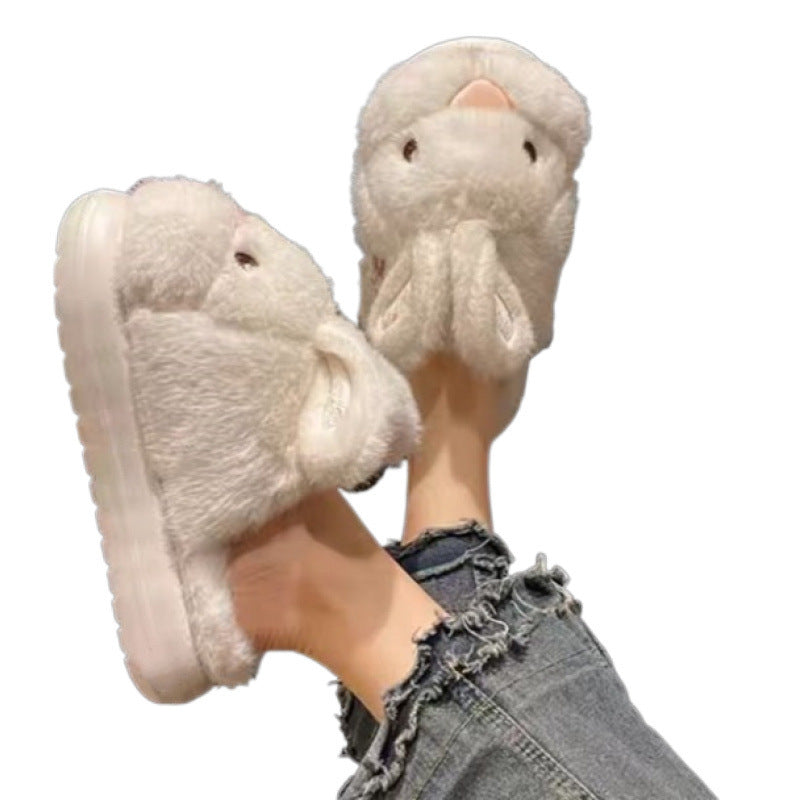 New Interior Home Fleece-lined Warm And Cute Plush