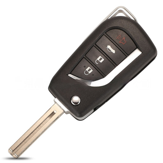Folding Key Shell for Camry Highlander 4 Keys