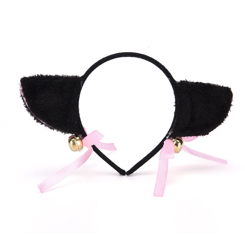 Plush Cat Ears Headband Anime Cosplay Hairpin