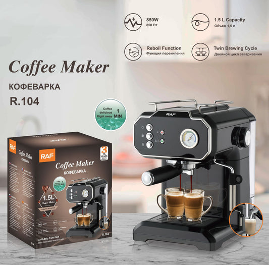 Semi Automatic Steam Milk Coffee Machine