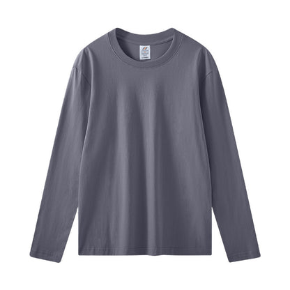 Cotton Long Sleeve Loose Pure White Casual Top