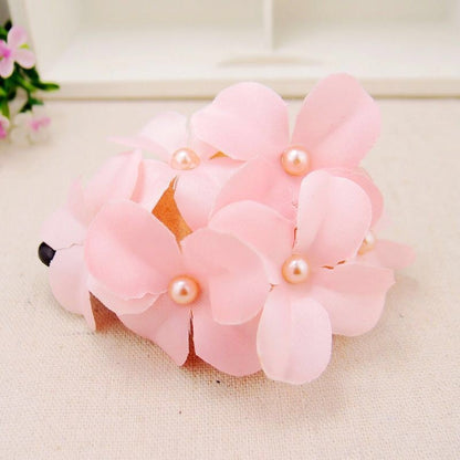 Fabric Six Flower Hair Accessories