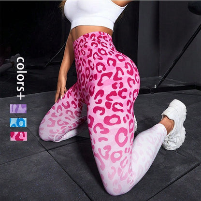 Seamless Cheetah High Waist Yoga Pants