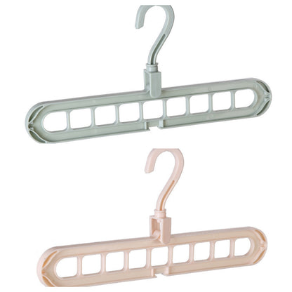 Plastic Clothes Hanger with Storage Hook