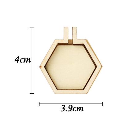 Wooden Mini Embroidery Frame Ornament