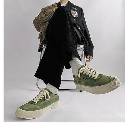 Low-top Platform Student Sneakers: Casual and Breathable