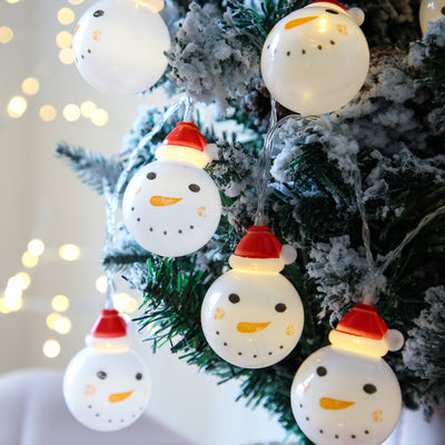 Snowman String Christmas Lights Decoration
