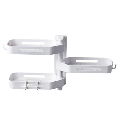 Rotating Wall Mounted Storage Box Punch Free Plastic