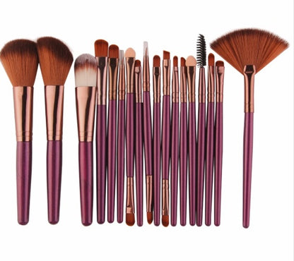 MAANGE 18-Piece Makeup Brush Set with Fan Brush – eBay Hot Seller