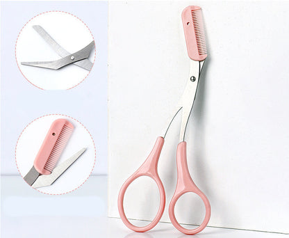 Curved Eyebrow Trimming Knife