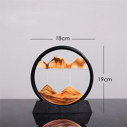 Quicksand Painting Hourglass Glass Decoration Crafts