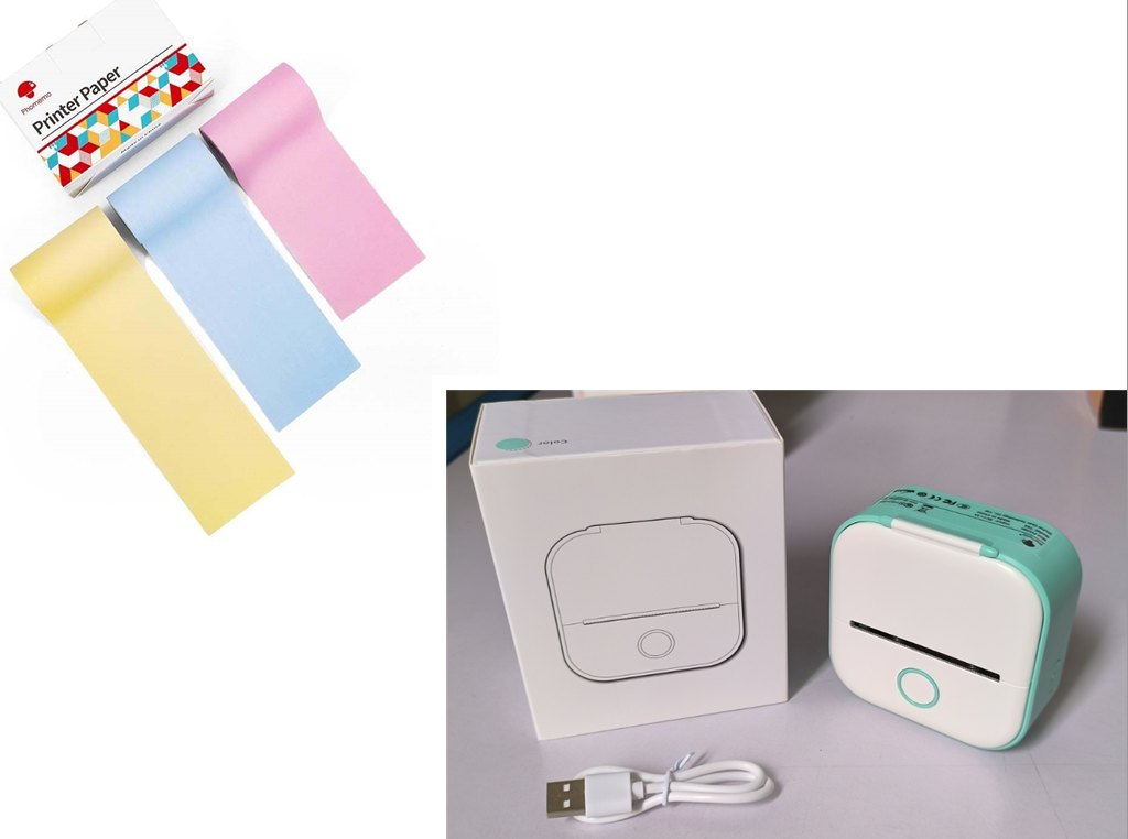 Mini Portable Thermal Label Printer - Ideal for Students and Price Tags