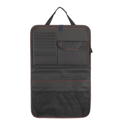 Car Seat Back Organizer with Foldable Tray