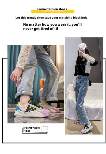 All-Match Thick Bottom Board Casual Shoes