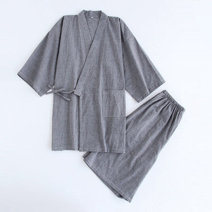 Japanese Men's Kimono Pajamas Shorts