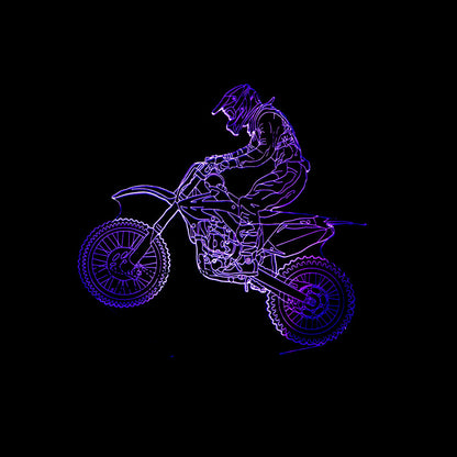 New Style 3D Motorcycle LED Lamp with Touch Remote