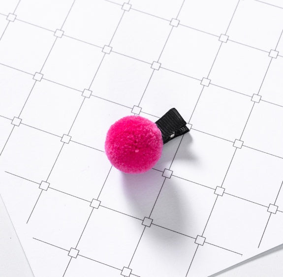 Korean Candy-Colored Hair Ball Hair Tie