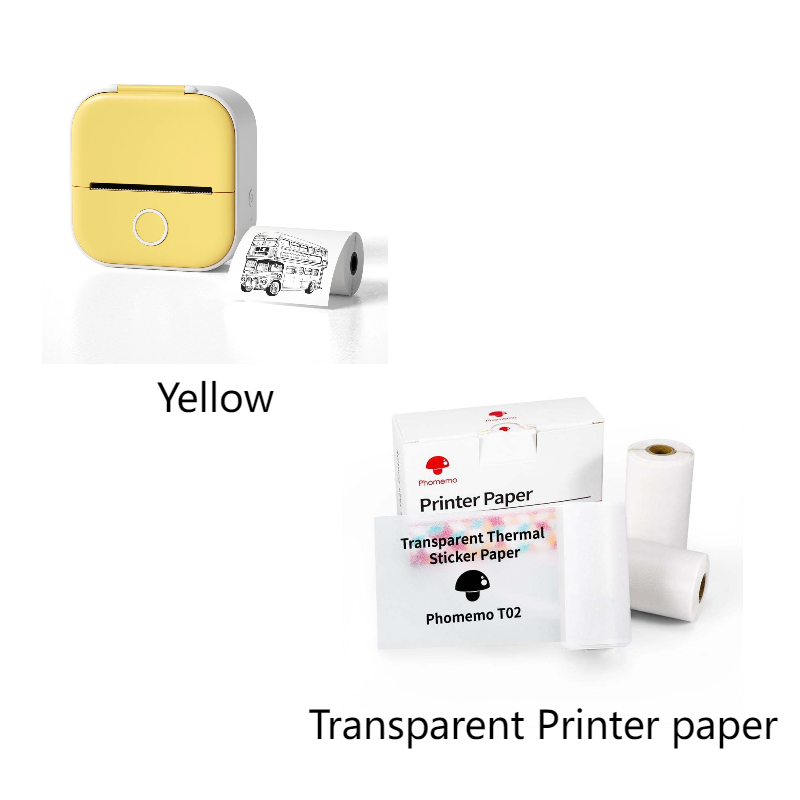 Mini Portable Thermal Label Printer - Ideal for Students and Price Tags