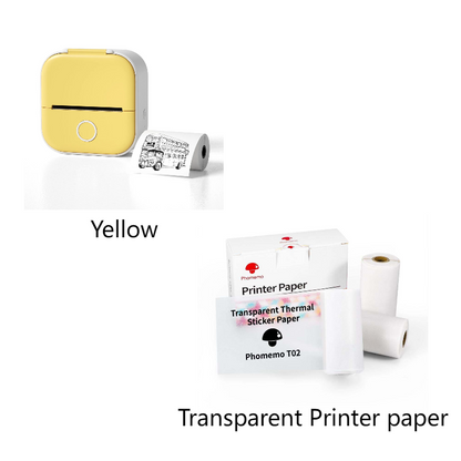 Mini Portable Thermal Label Printer - Ideal for Students and Price Tags