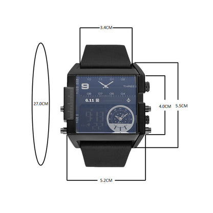611 Date Countdown Waterproof Electronic Watch