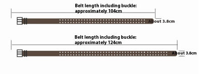 Women's Casual Star Double Row Air Hole Belt