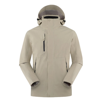Full Heat Seal Shell Jacket Three-in-one Windproof Outdoor