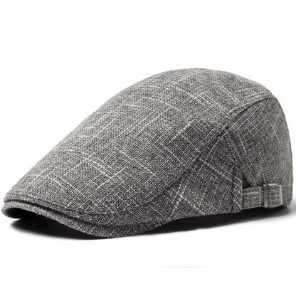 Men's Breathable Retro Casual Cotton Linen Beret