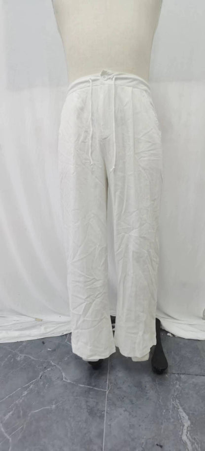 Fashion Men's Cotton And Linen Casual Trousers