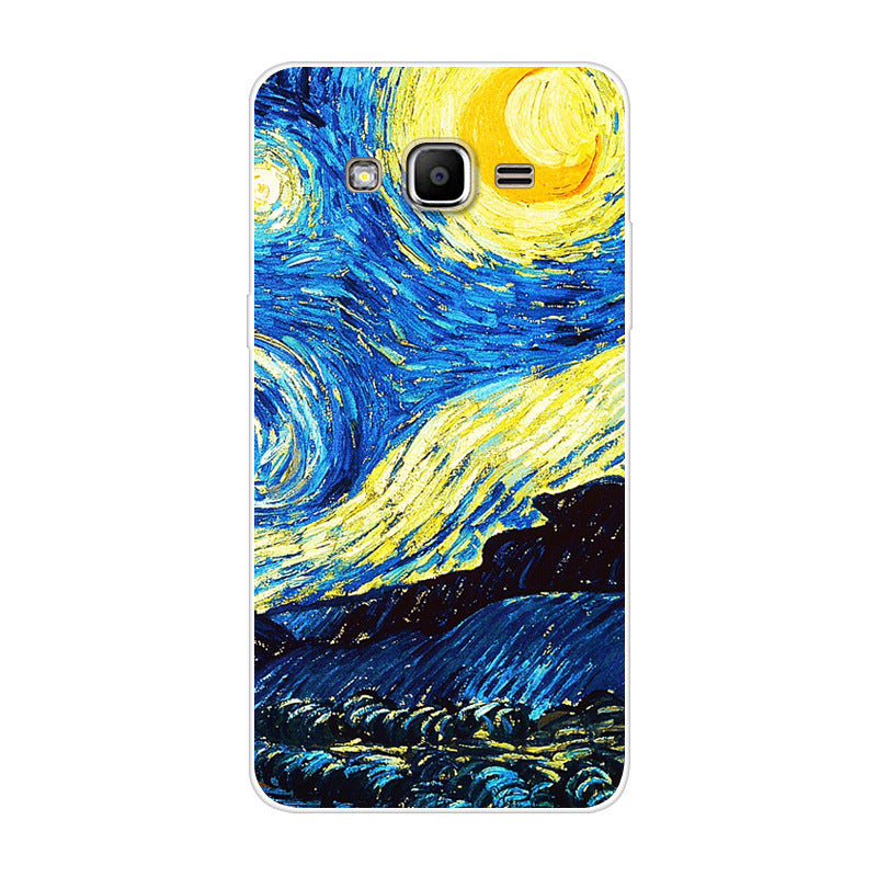 Samsung Cute Cartoon TPU Painted Phone Case