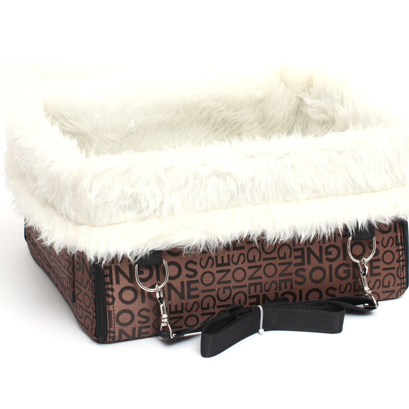 Double layer thickened waterproof dog pad for car