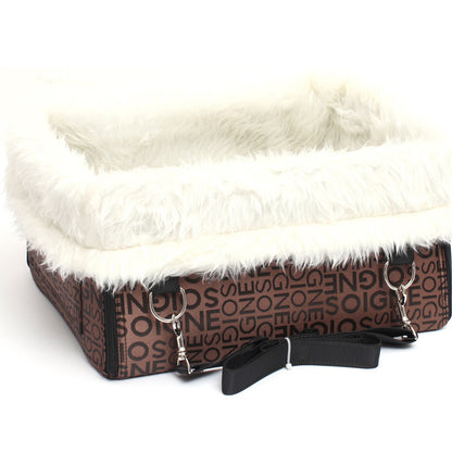 Double layer thickened waterproof dog pad for car