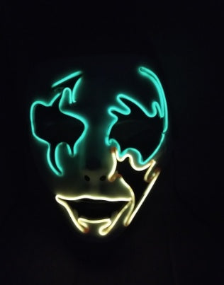 Halloween Skeleton LED Glow Mask