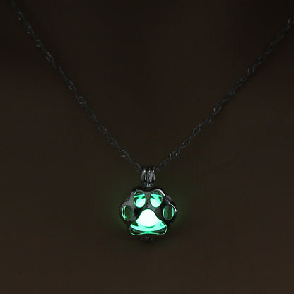 Animal night light necklace