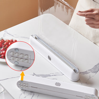 Cling Film Suction Cup Wall-Mounted Cutter Box