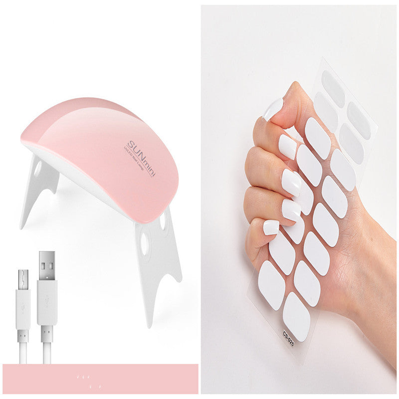 Nailart Sticker Pure Solid Color Self Adhesive