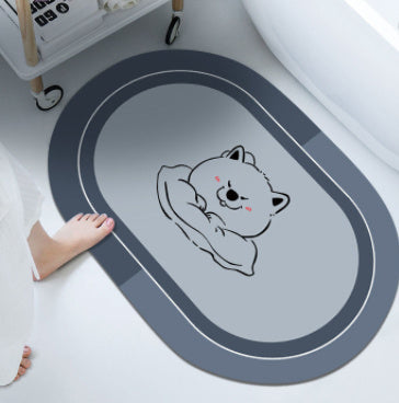 Bathroom Sliding Door Floor Cushion Mat