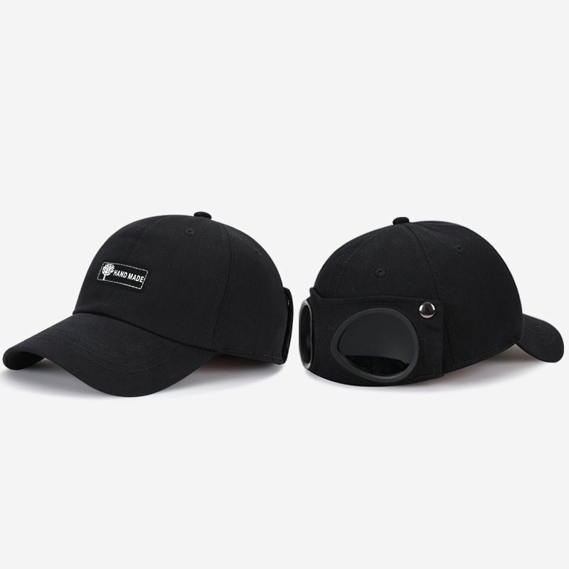 Men's Korean Style Trendy Sunglasses Pilot Hat