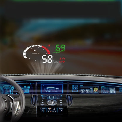Car HUD Display Fuel Voltage Projector