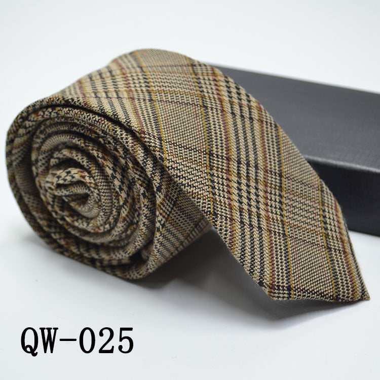 Men's Super Narrow Wool-like Elegant Tie