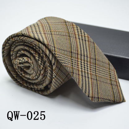 Men's Super Narrow Wool-like Elegant Tie