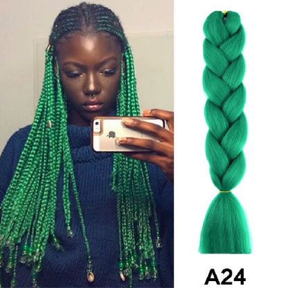 Dirty Braid Hair Rope Twisted Hidden Braid