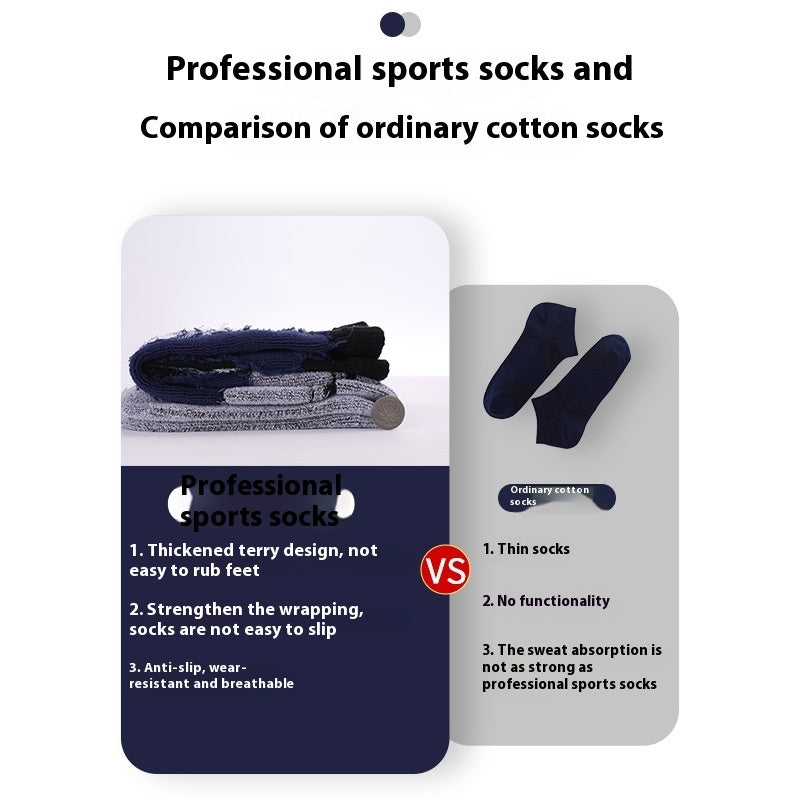 Combed Cotton Athletic Sports Socks