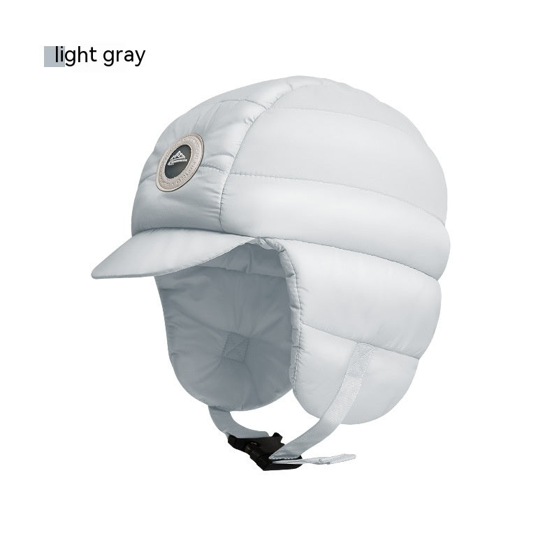 Down Plush Windproof Waterproof Winter Hat
