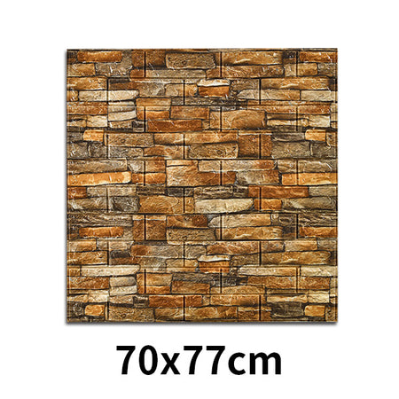 3D Brick Pattern Self Adhesive Foam Wall Sticker