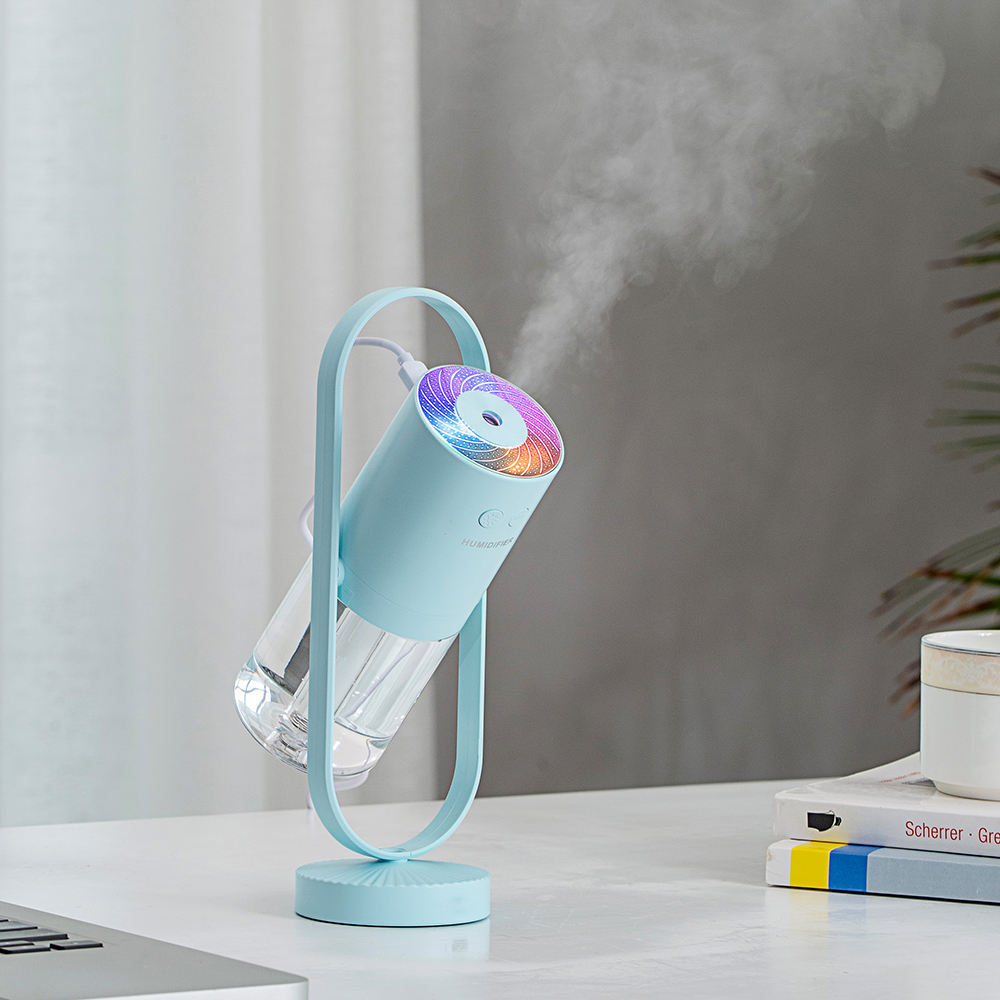 Portable Car Humidifier 200ml USB Light
